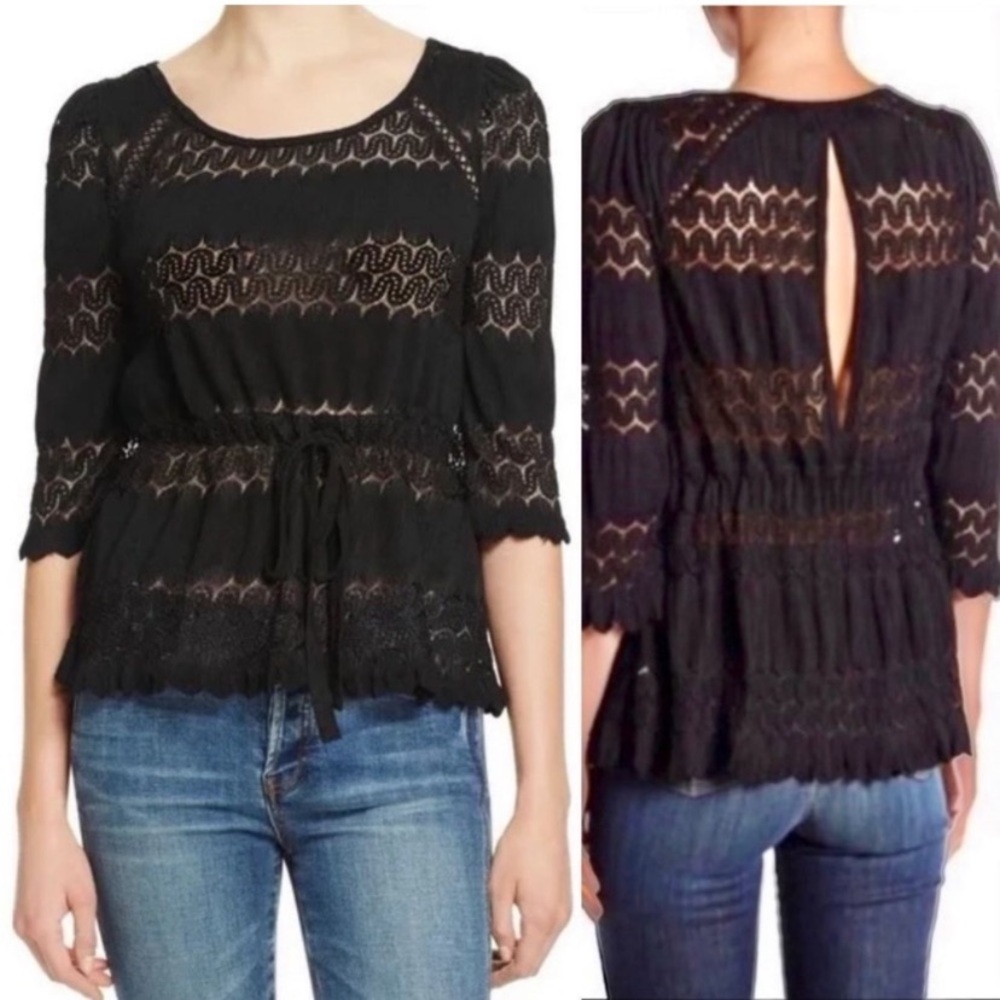 Free People Fire Island Crochet Top - Picture 7 of 16
